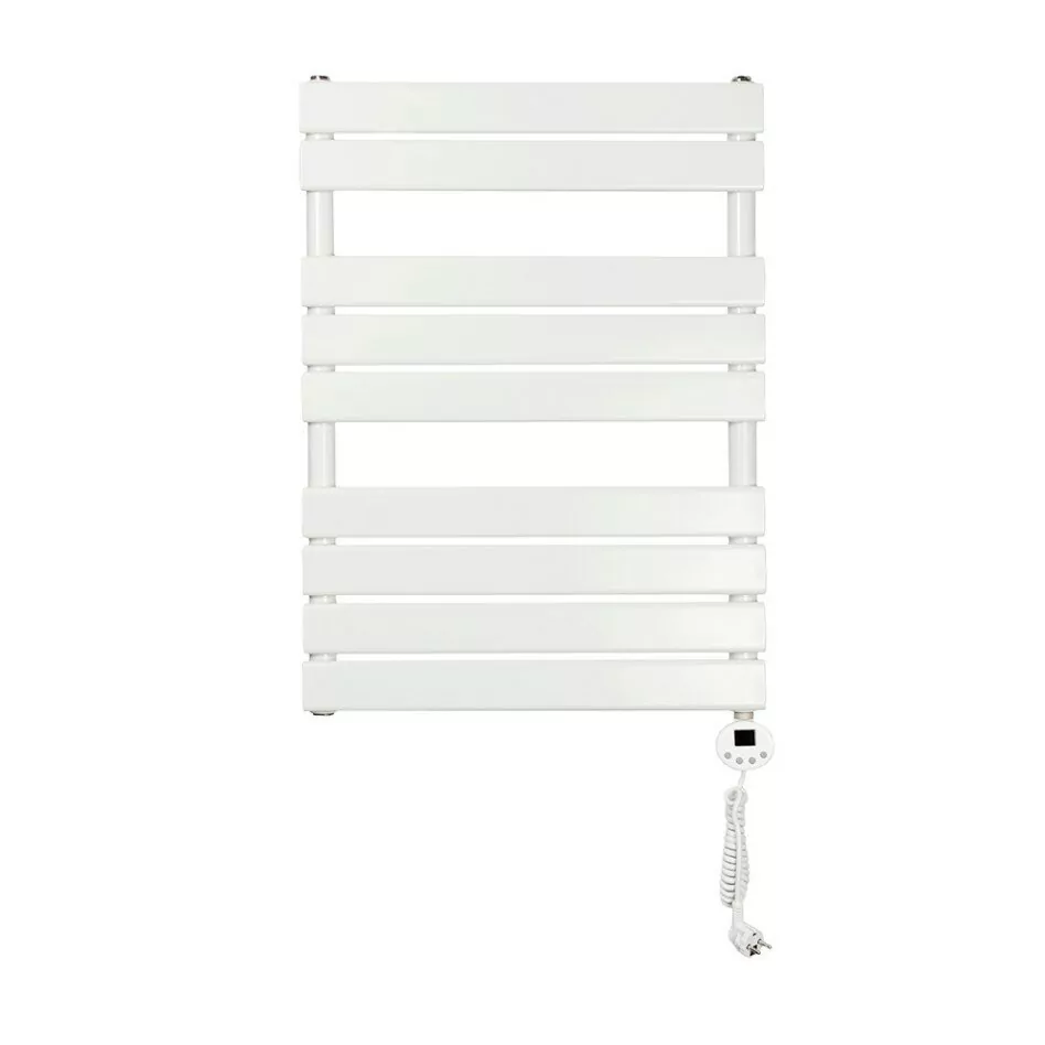 Полотенцесушитель электрический Domoterm Вита П9 500х748 ER правый, белый матовый
