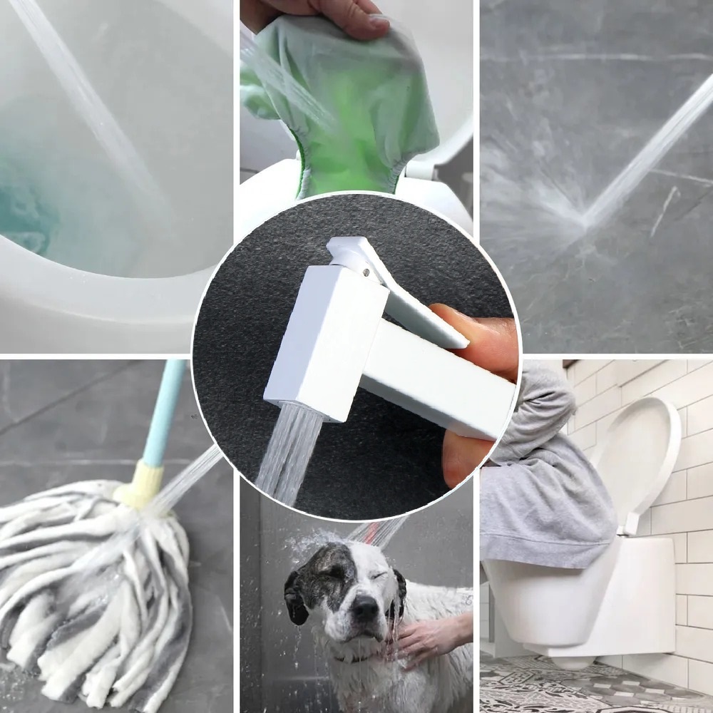 Смеситель с гигиеническим душем BochMann RESIA W CK-P11W белый