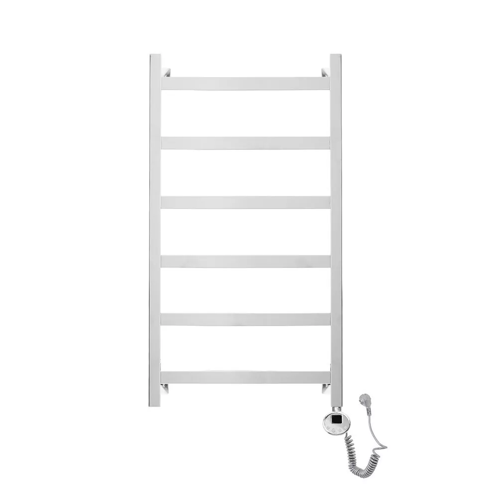 Полотенцесушитель электрический Domoterm Квадро Плюс П6 500Х800 ER правый, хром