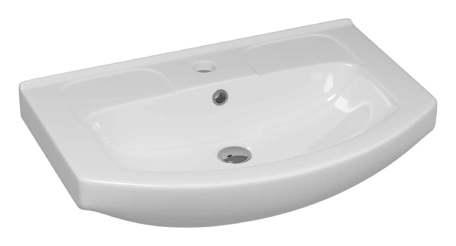 Тумба с раковиной Misty Изео 65 белый