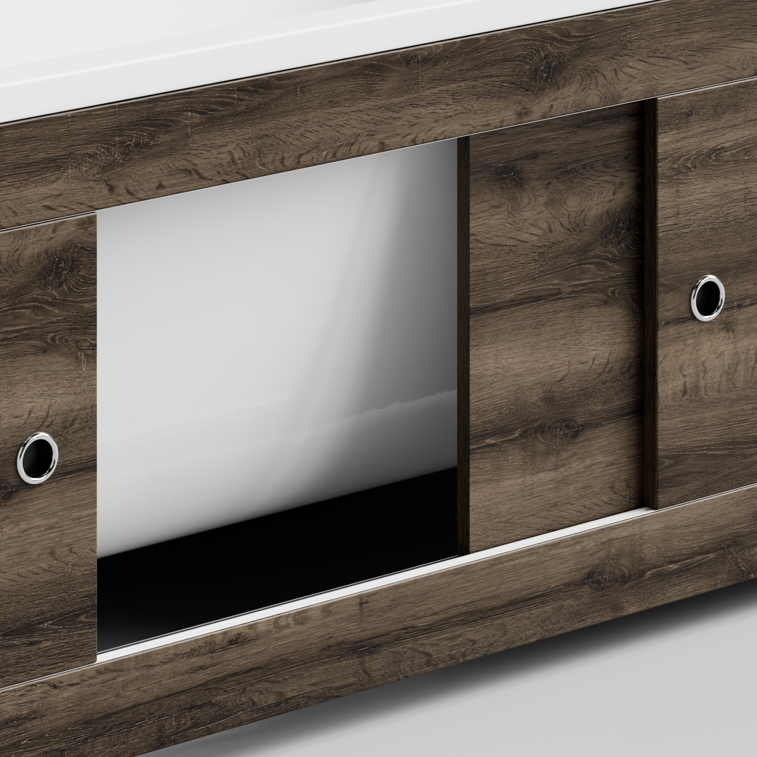 Экран под ванну Vod-ok Купе 180 раздвижной Дуб крымский коричневый