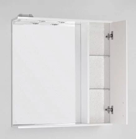 Зеркало-шкаф Style Line Эко Стандарт Панда 75/С R свет, белый