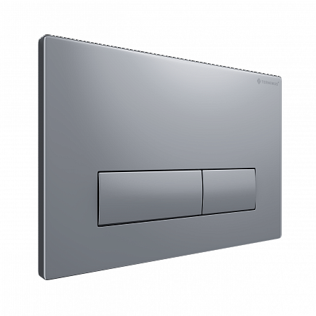 Клавиша смыва для инсталляции Terminus Classic кнопка прямоугольник, цвет хром