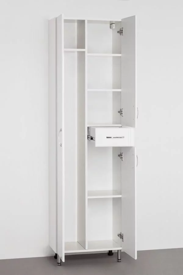 Пенал Style Line Стандарт 54 напольный, белый