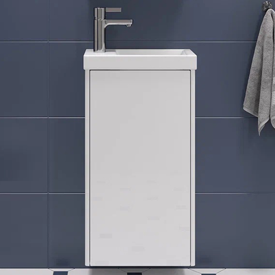 Тумба с раковиной подвесная Velvex Klaufs tp.KLA.COM.40.1D, 40 см