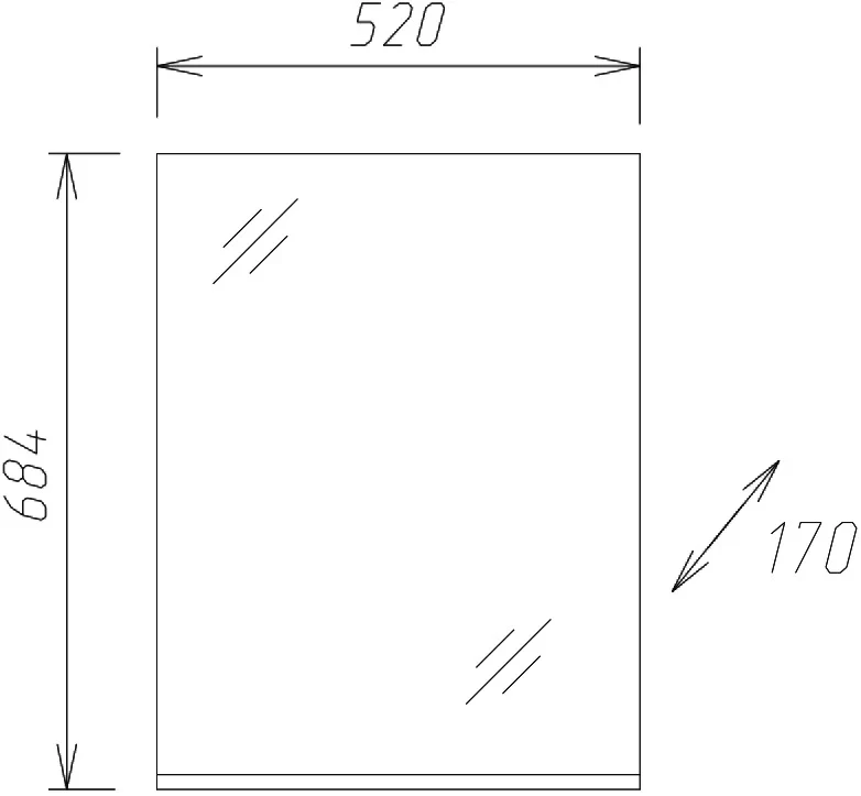 Мебель для ванной Onika Эко 52 комплект, напольный, белый (разборный)