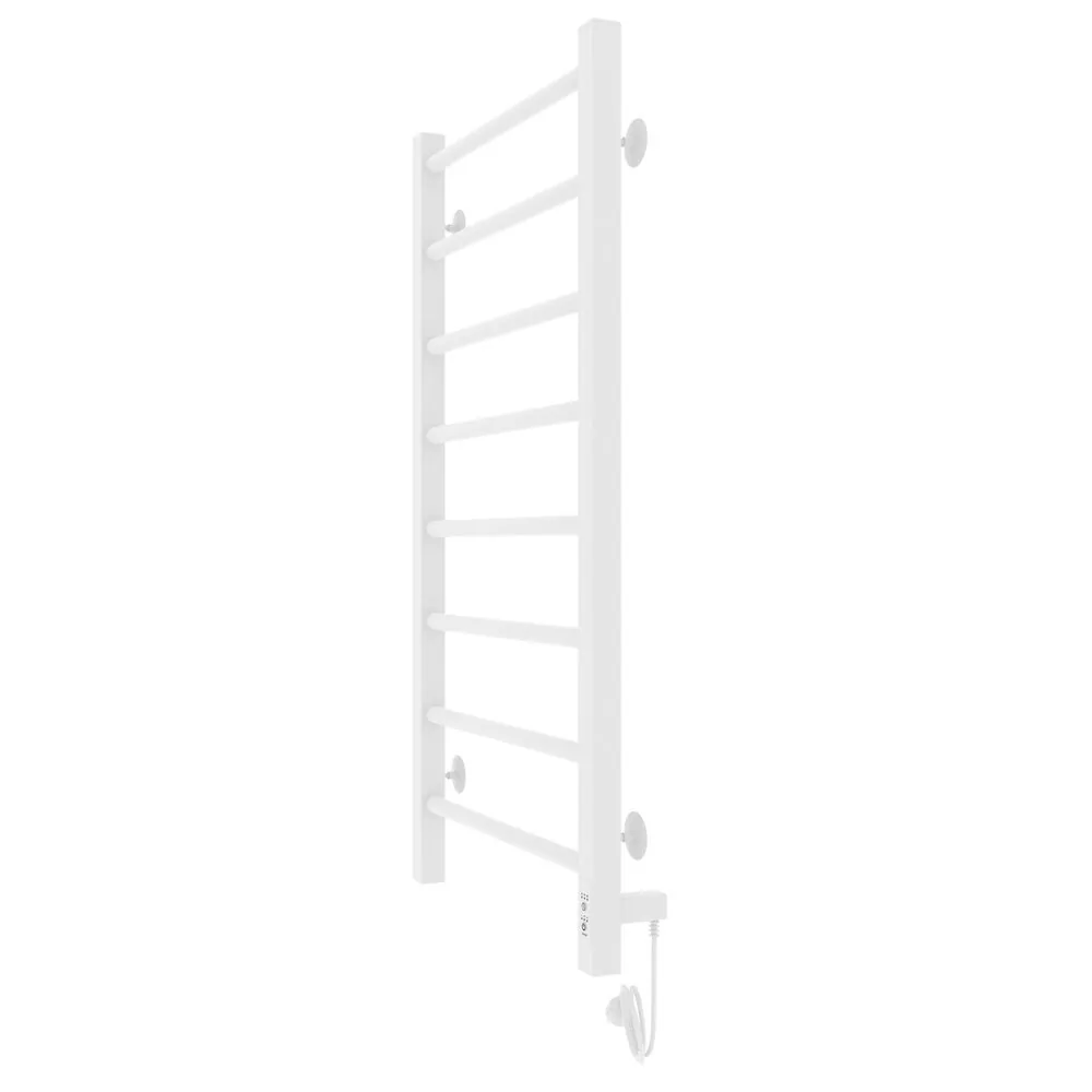 Полотенцесушитель электрический Laris Феличия ЧК П8 400х800 с терморегулятором, правый, белый матовый
