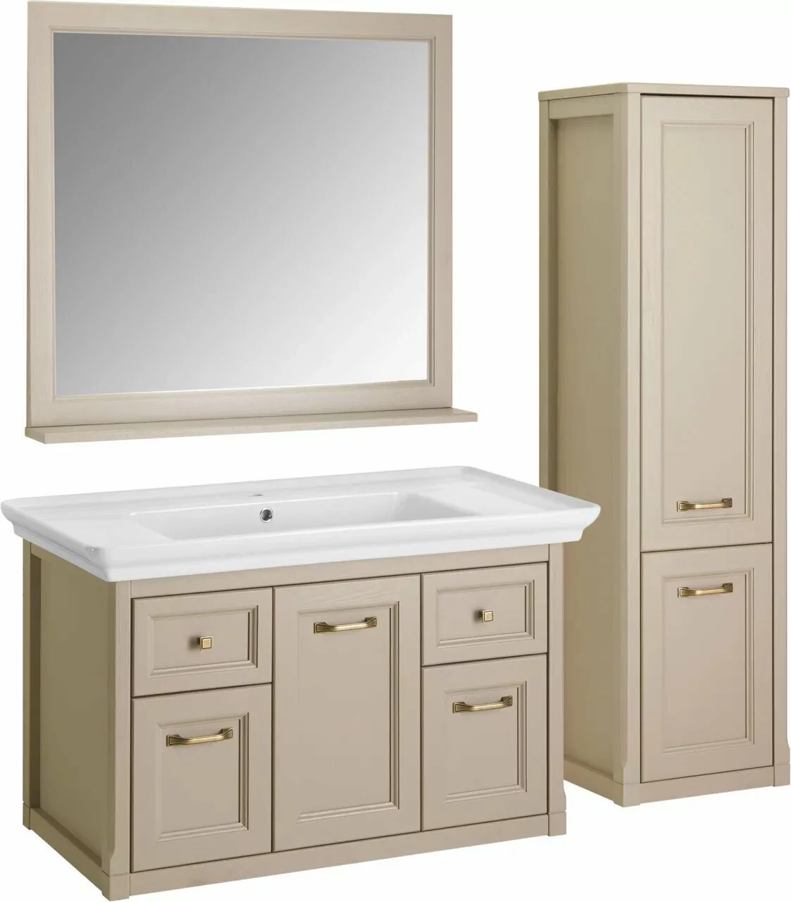 Зеркало ASB Woodline Толедо 100 капучино