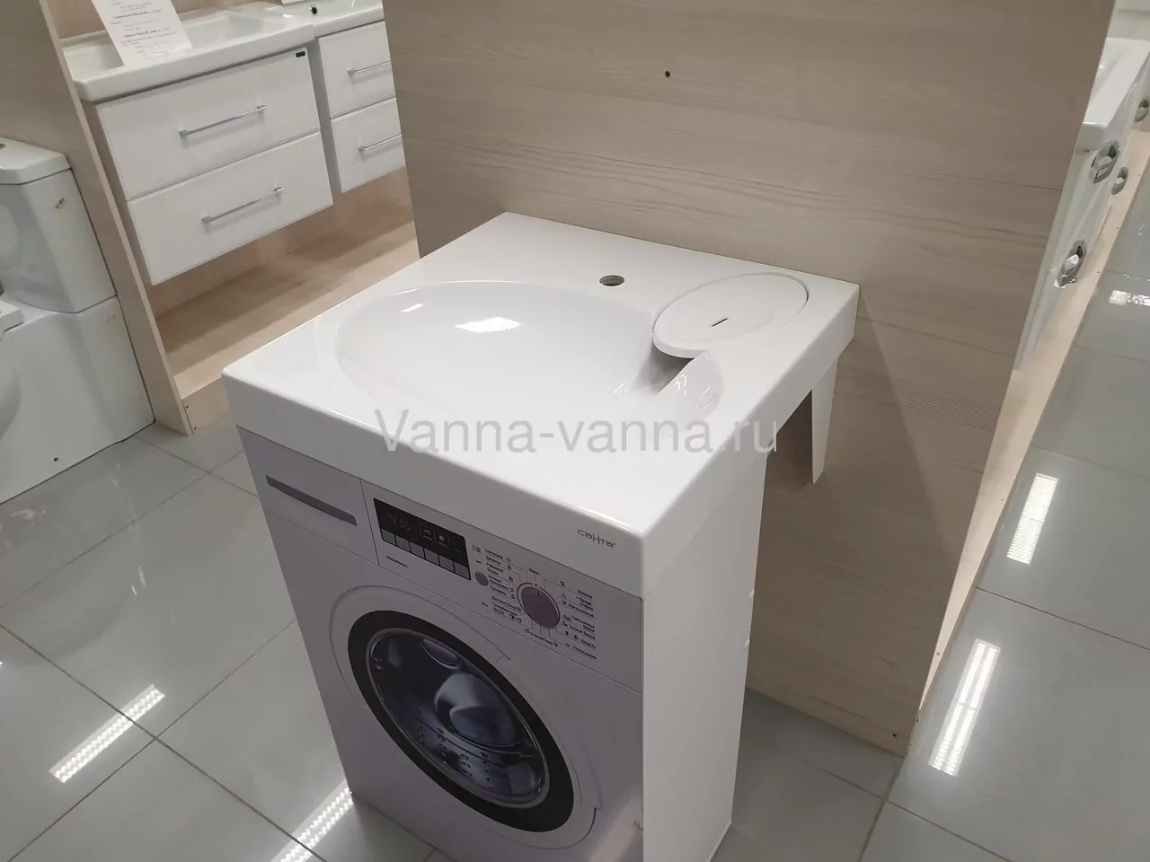 Раковина Санта Луна 60х60 белая