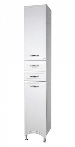 Пенал Misty Дрея 35 напольный, L, белый