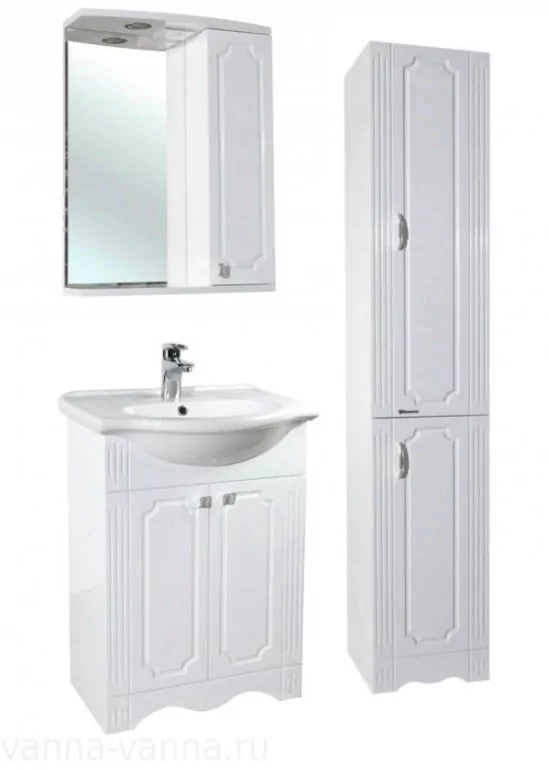 Пенал Bellezza Кантри 35 L/R напольный, белый