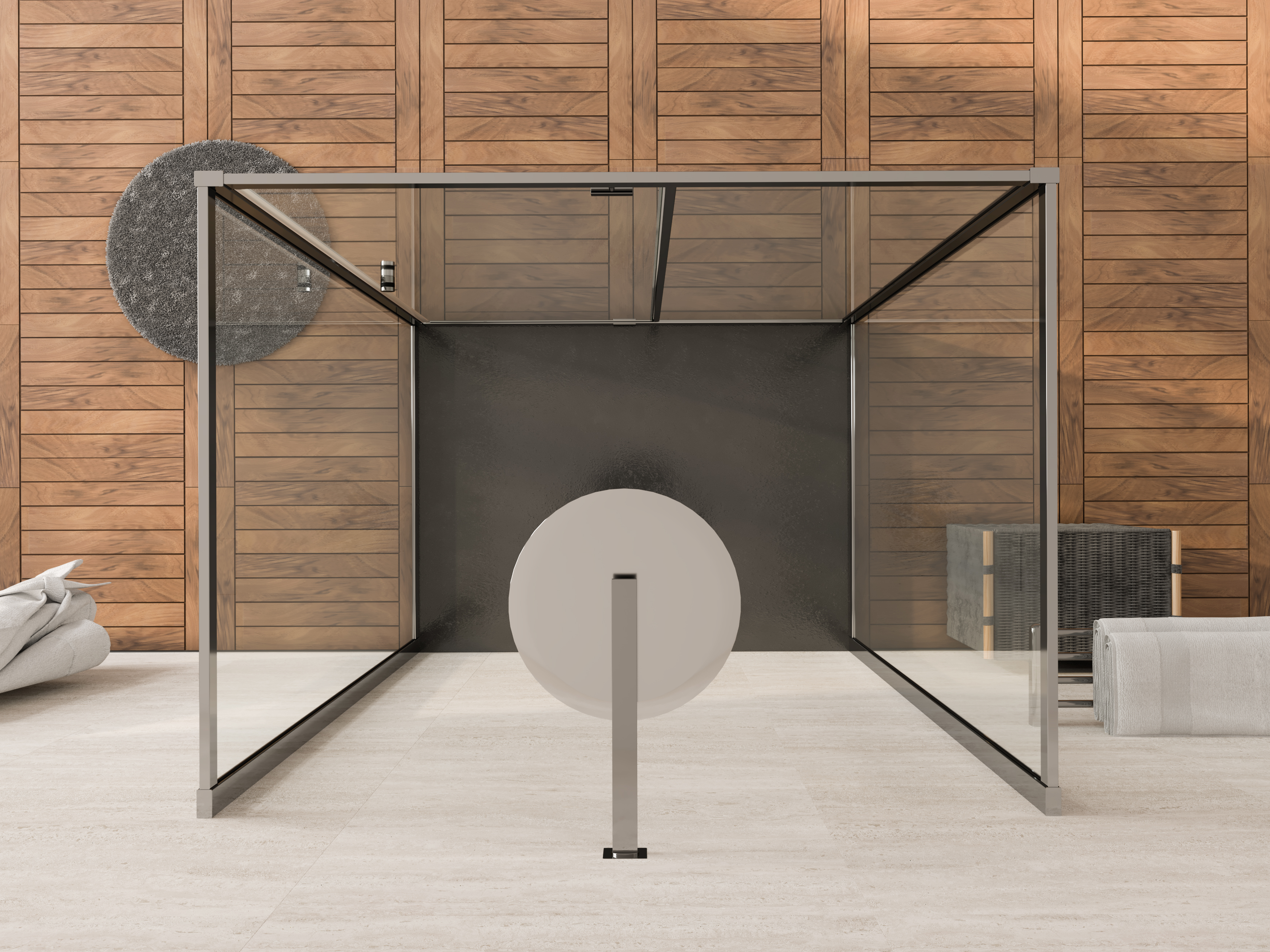 Душевой уголок WasserKraft Aula 11P21 120х90 прямоугольный, без поддона, прозрачное стекло, хром