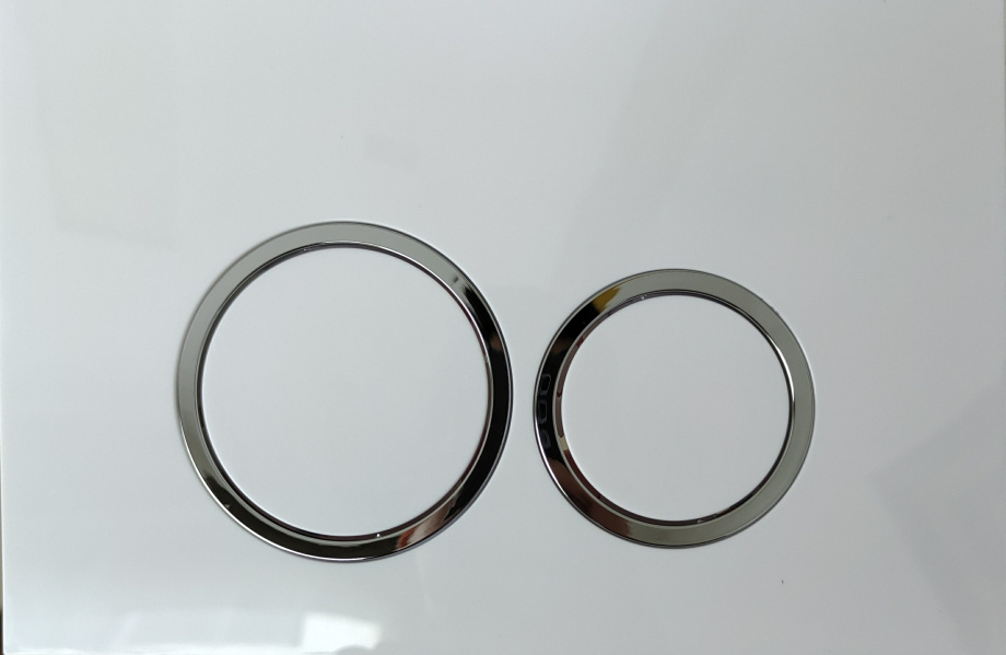 Кнопка смыва Cerutti Spa CR05WH (белая, глянцевая)