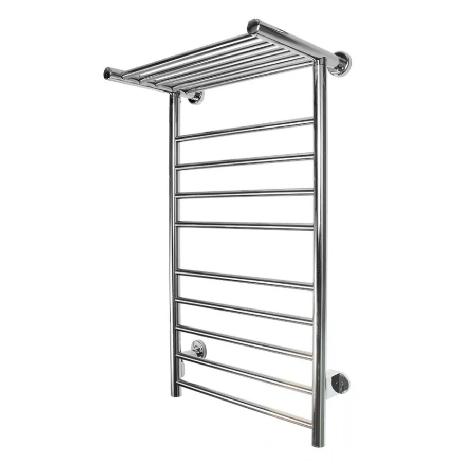 Полотенцесушитель электрический Domoterm Аврора 109-Т5 П10 50х90 EK R, правый, с полкой, хром