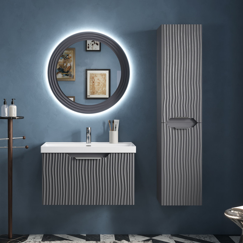 Пенал EQUIL Mirage 36 подвесной графит софт, L/R Пенал EQUIL Mirage 36 подвесной графит софт, L/R