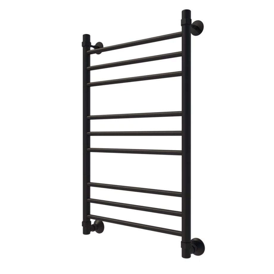 Полотенцесушитель водяной Veconi Voga, 50/80, черный