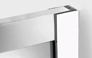 Душевой уголок WasserKraft Main 41S19 100х100 квадратный, без поддона, прозрачное стекло, хром