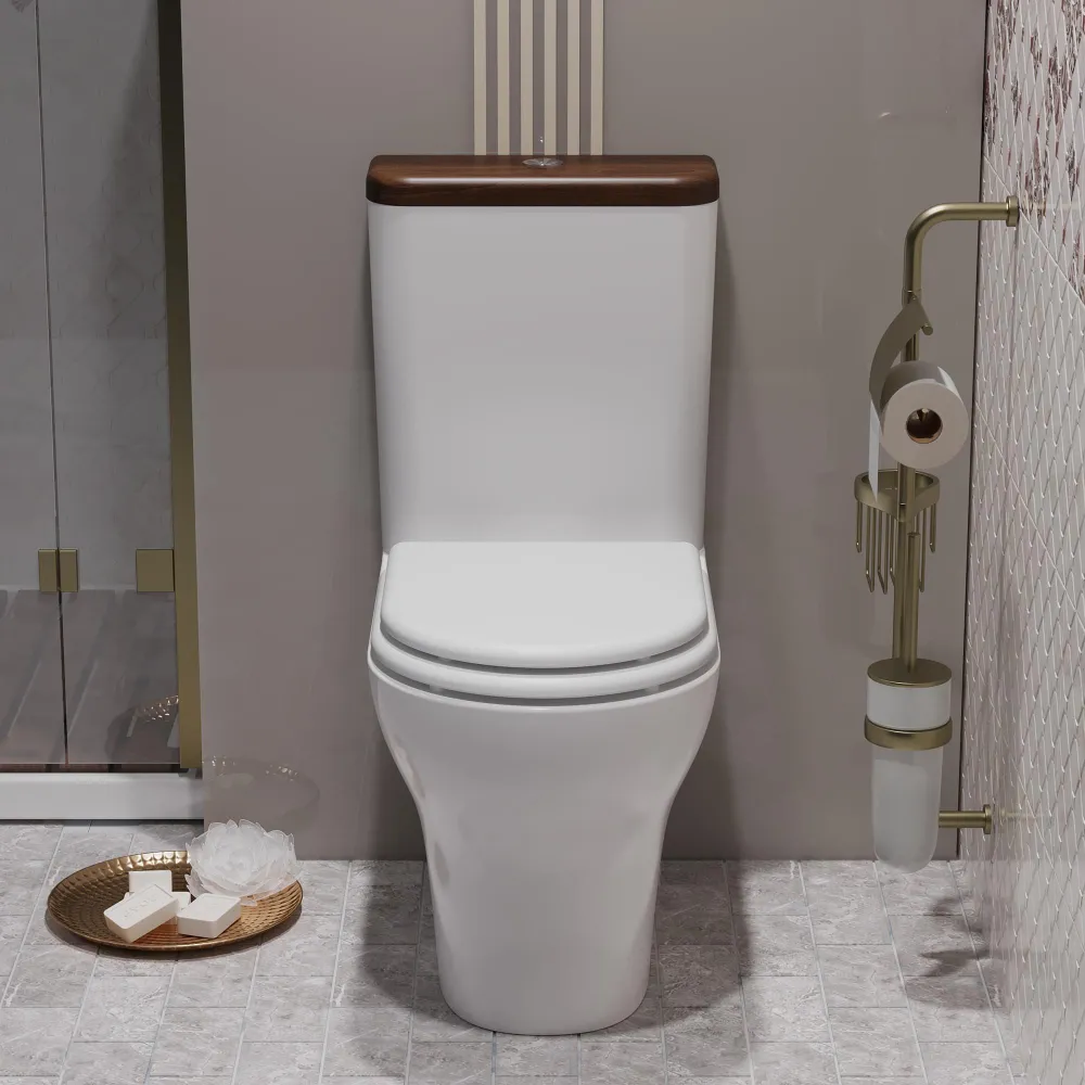 Унитаз-компакт Opadiris Палермо OS24723N белый, светлый орех