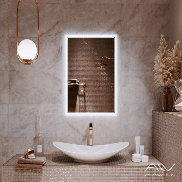 Зеркало Alavann Emma 50 свет, антизапотевание, сенсор