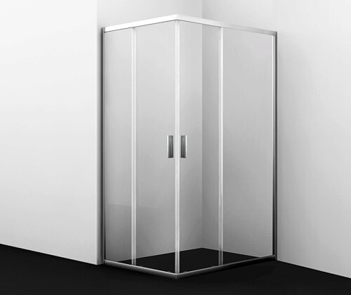 Душевой уголок WasserKraft Lippe 45S07 120х90 прямоугольный, без поддона, прозрачное стекло, хром