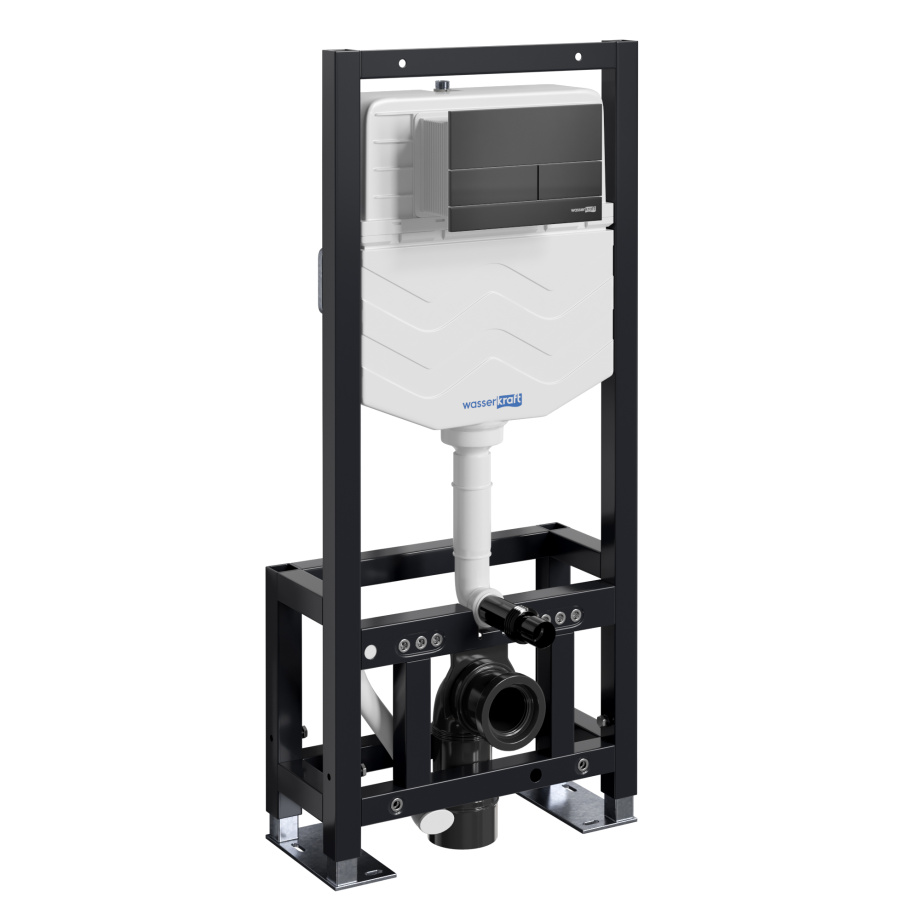 Инсталляция WasserKraft Dill 61TLT.010.ME.MB04 для подвесного унитаза, с кнопкой