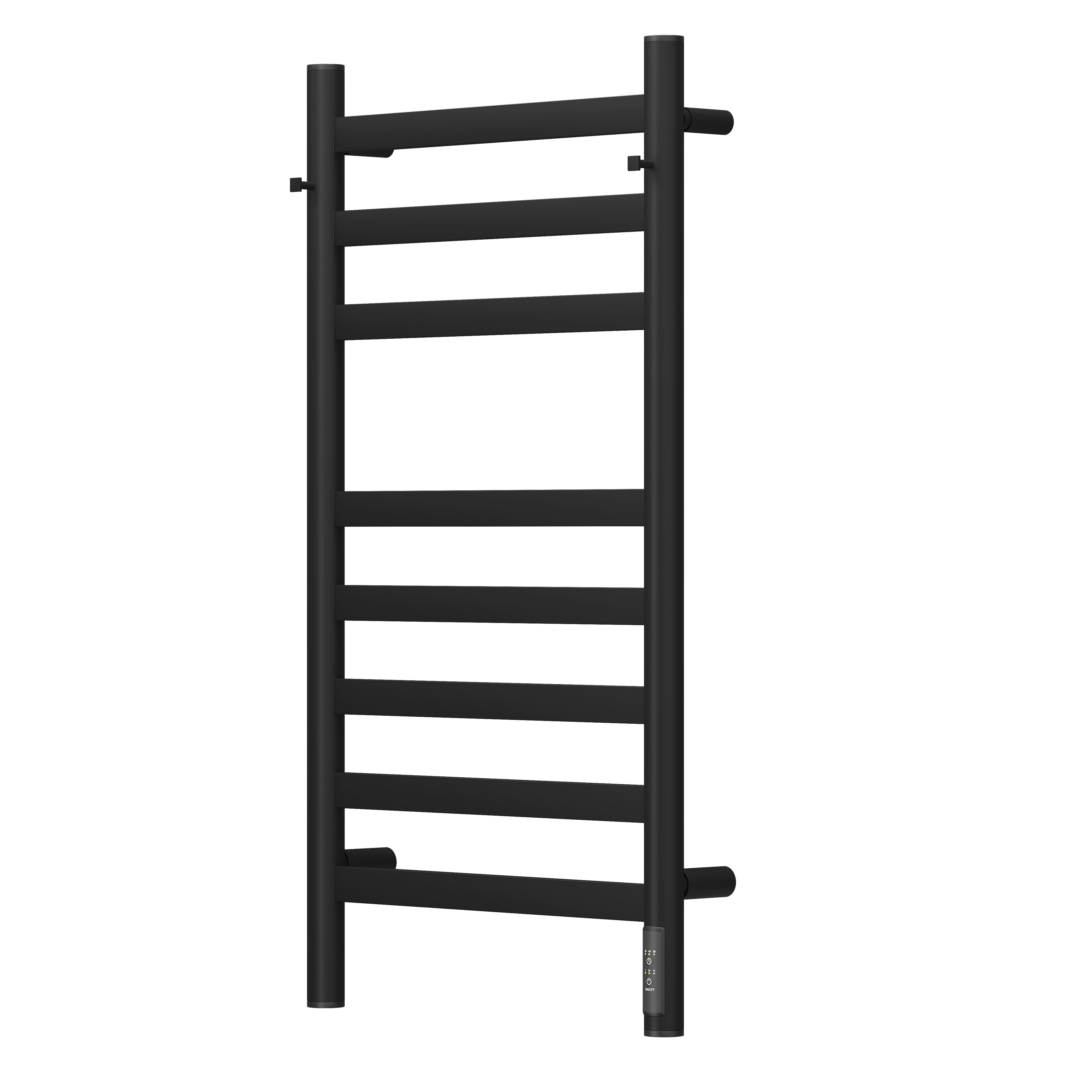 Полотенцесушитель электрический APEXTERMO Sfera SF10184BM 800x400 с крючками, черный матовый