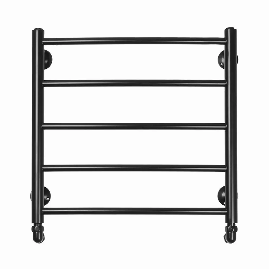 Полотенцесушитель водяной Domoterm Калипсо П5 500x500 черный матовый