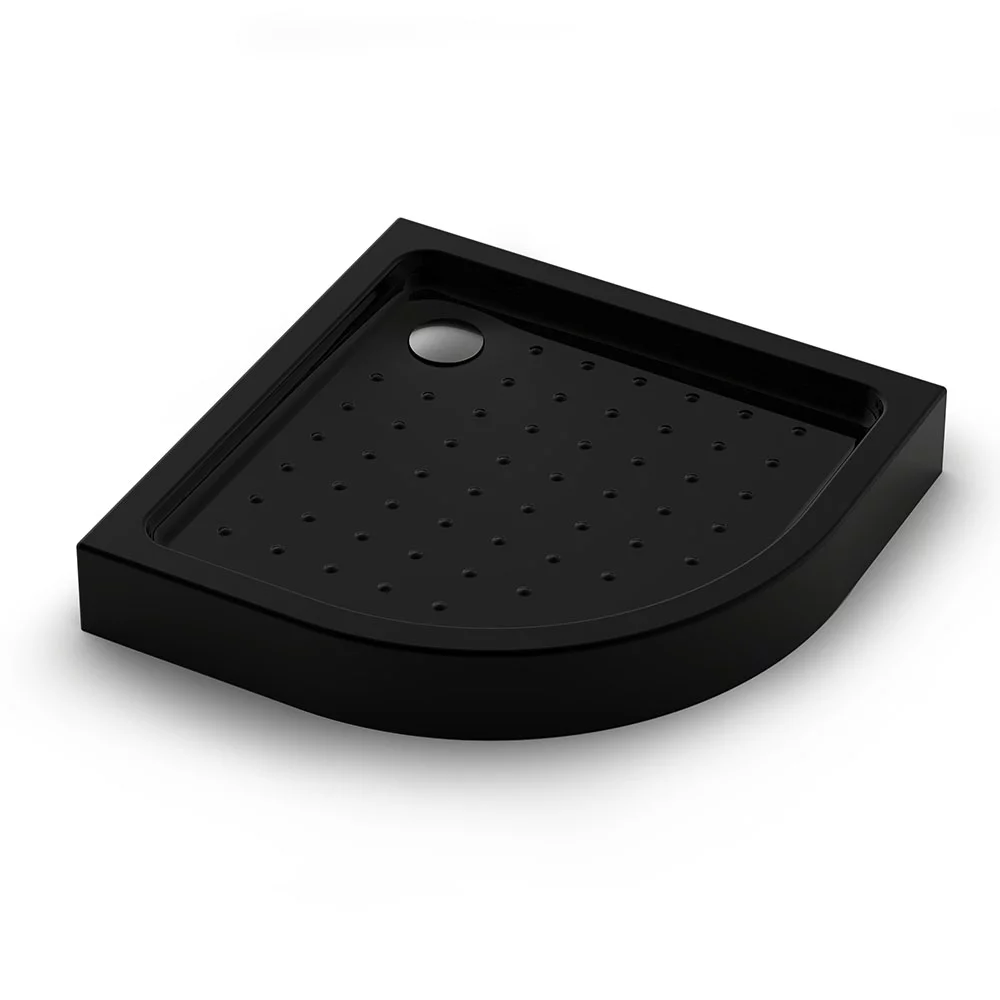 Душевой поддон Veconi Tezeo Acrylic TZ-51B, 800х800х150, акрил, черный
