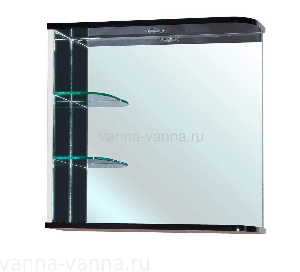 Мебель для ванной Bellezza Рио 70 комплект, напольный, белый с черным