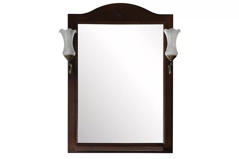 Зеркало Asb-Woodline Салерно 65 свет, антикварный орех