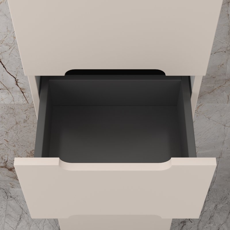 Пенал напольный Style Line Матис 36 см 1 ящик, Крем, PLUS