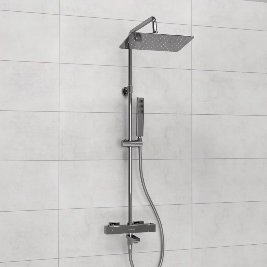 Душевая стойка WasserKraft A199.069.103.087.CH Thermo хром
