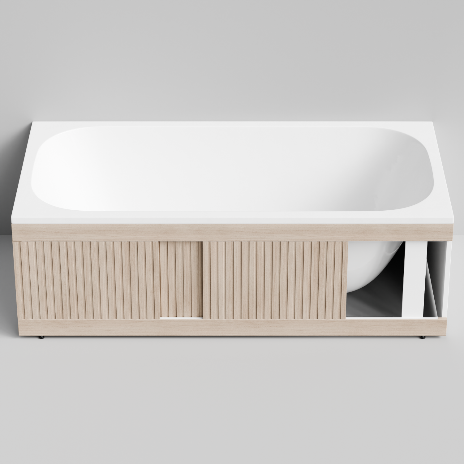 Экран под ванну Vod-ok Тач 170 раздвижной дуб + 15 цветов