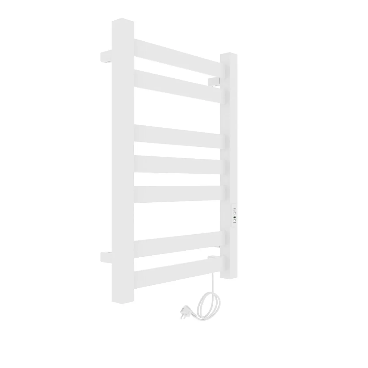 Полотенцесушитель электрический Laris Гефест ЧК П7 500х800 правый, белый матовый