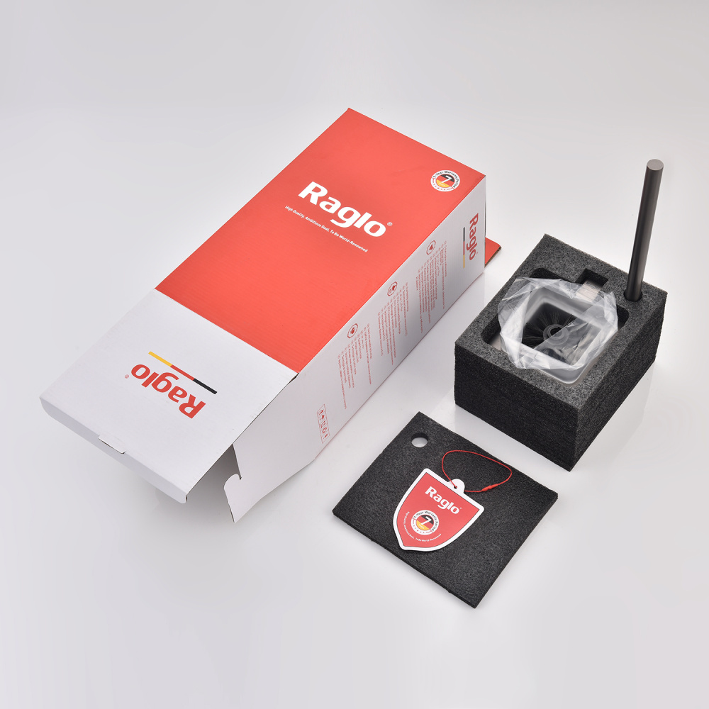 Ершик настенный Raglo R301.10.09, графит от магазина Vanna-Vanna.ru!