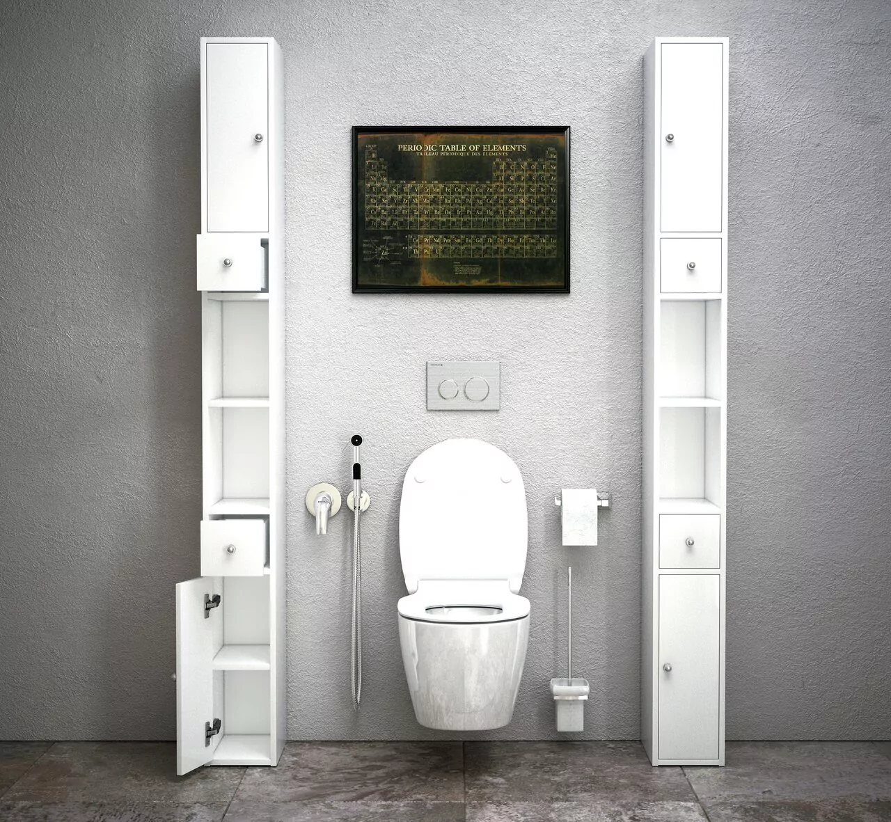 Пенал Corozo Энри 20 Z2 L/R напольный, с открытой полкой