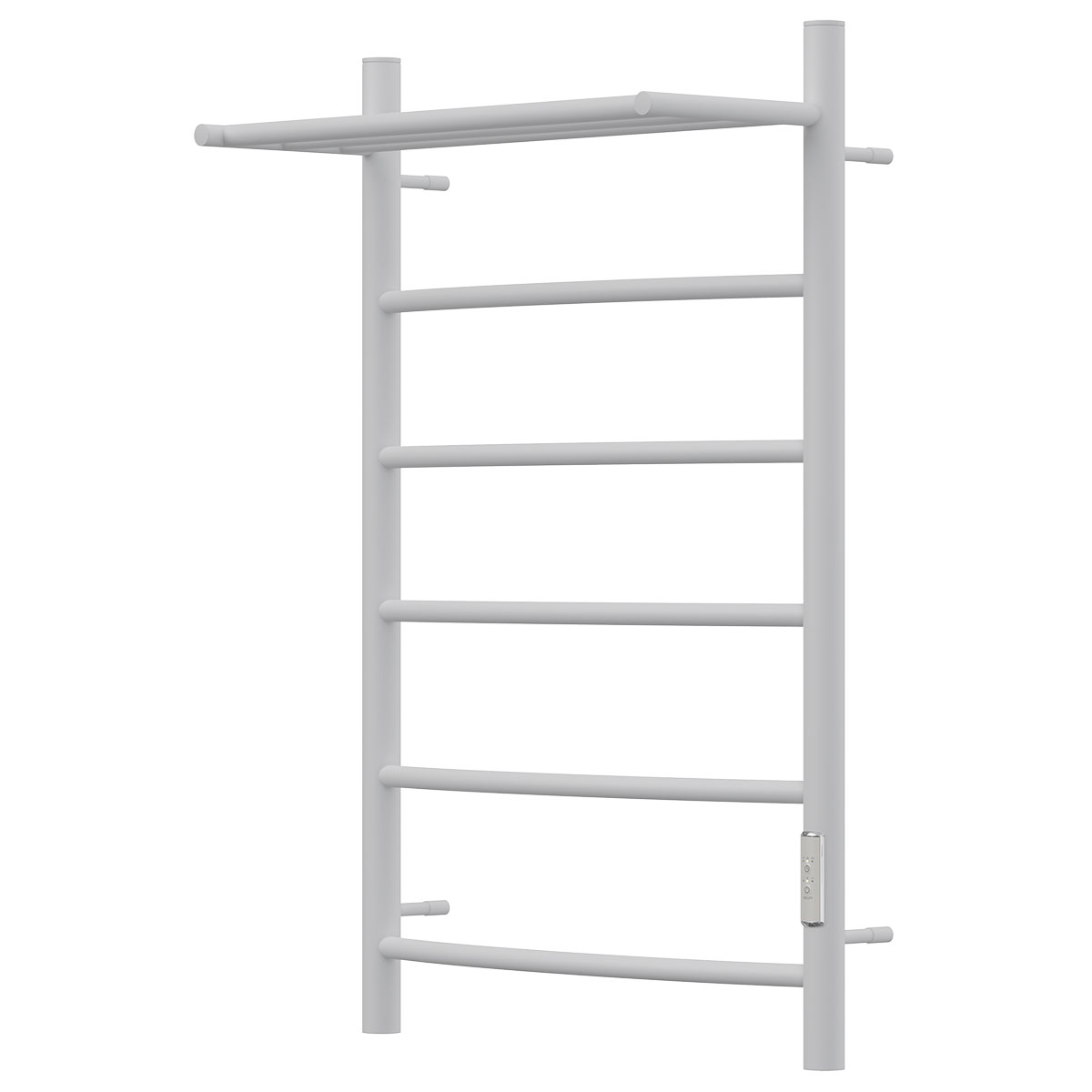 Полотенцесушитель электрический APEXTERMO Corona CR01185WM 800x500 с полкой, белый матовый