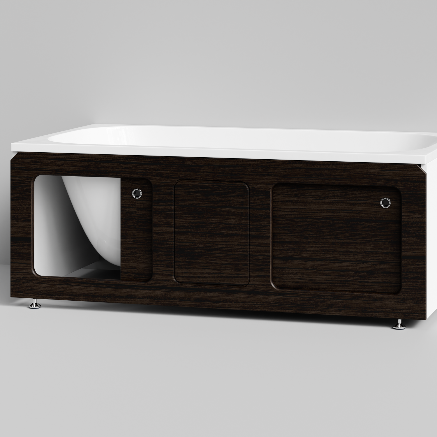 Экран под ванну Vod-ok Хит 150 раздвижной венге