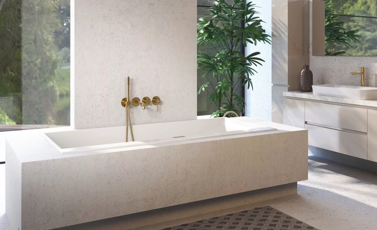 Смеситель для ванны Timo Saona 2314/17YSM матовое золото