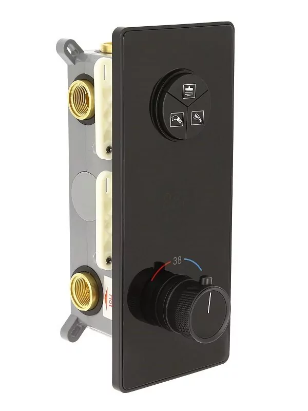 Душевой комплект ALMAes Ebro TVZ-8801 черный матовый