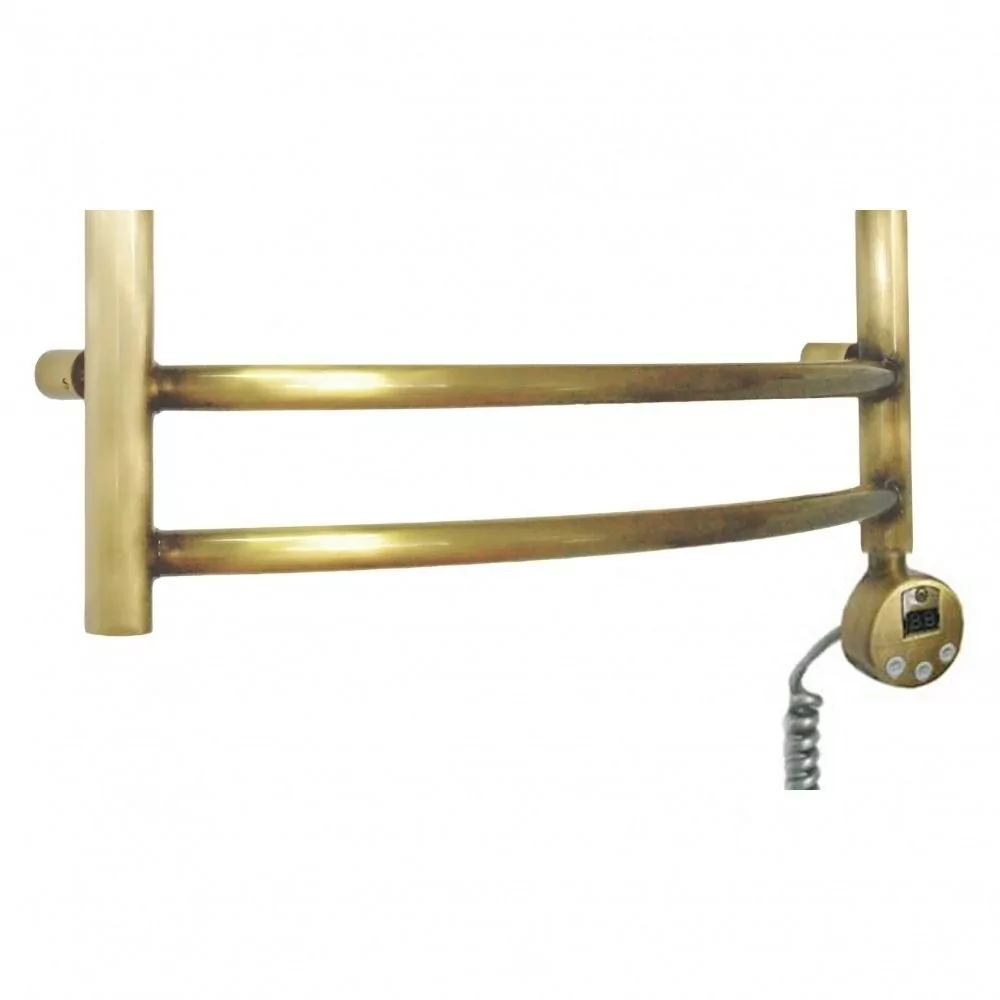 Полотенцесушитель электрический Domoterm Калипсо П12 500x985 R правый, античная бронза