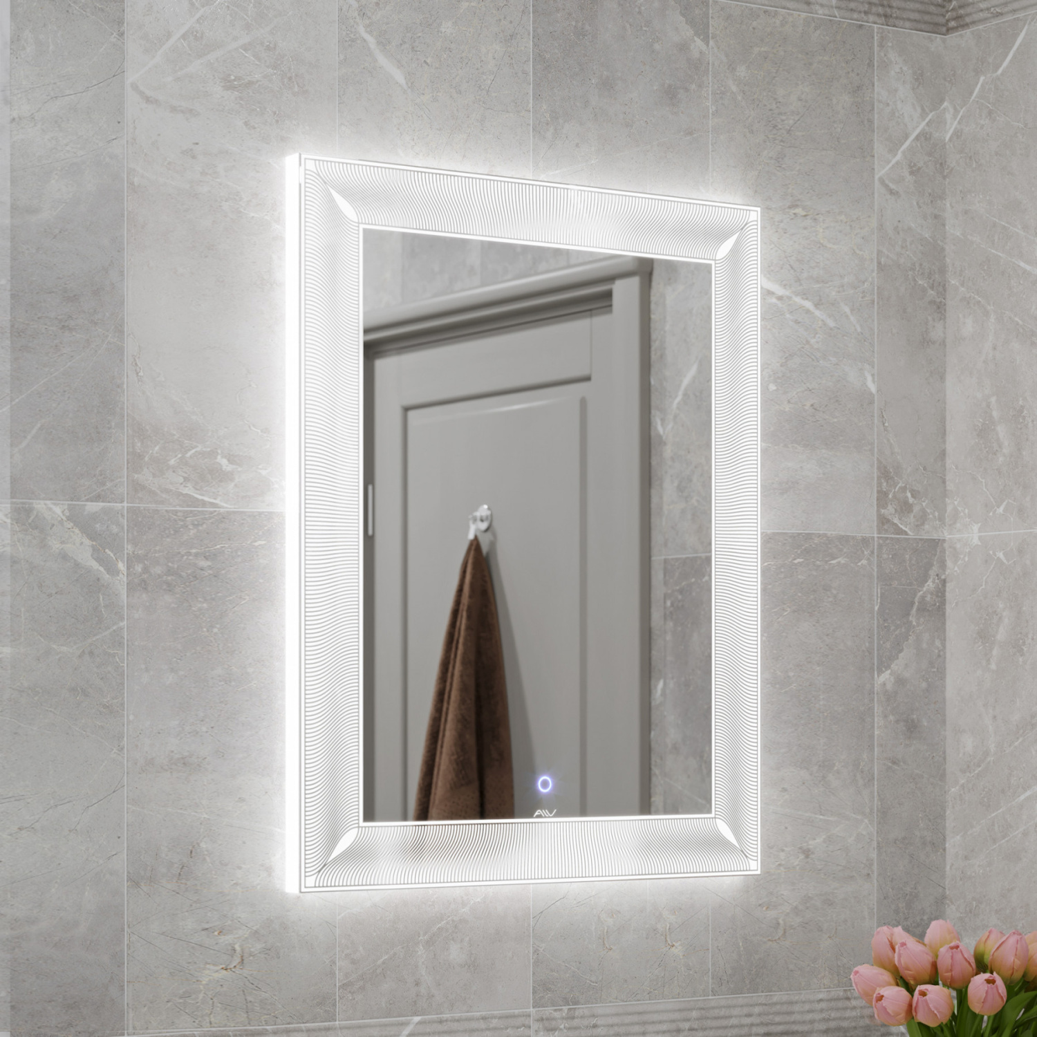 Зеркало Alavann Classic 60 свет, сенсор