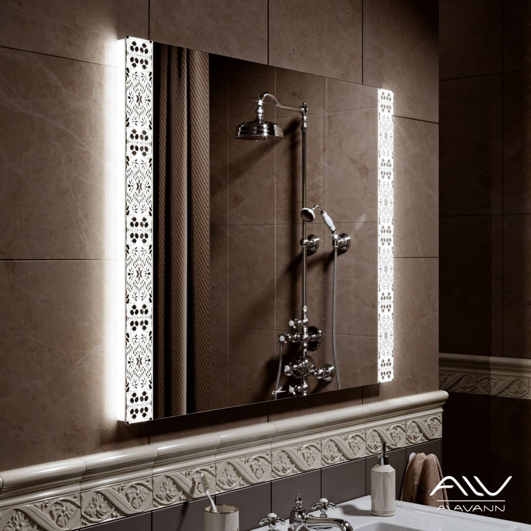 Зеркало Alavann Elizabeth 90 свет ИК выключатель