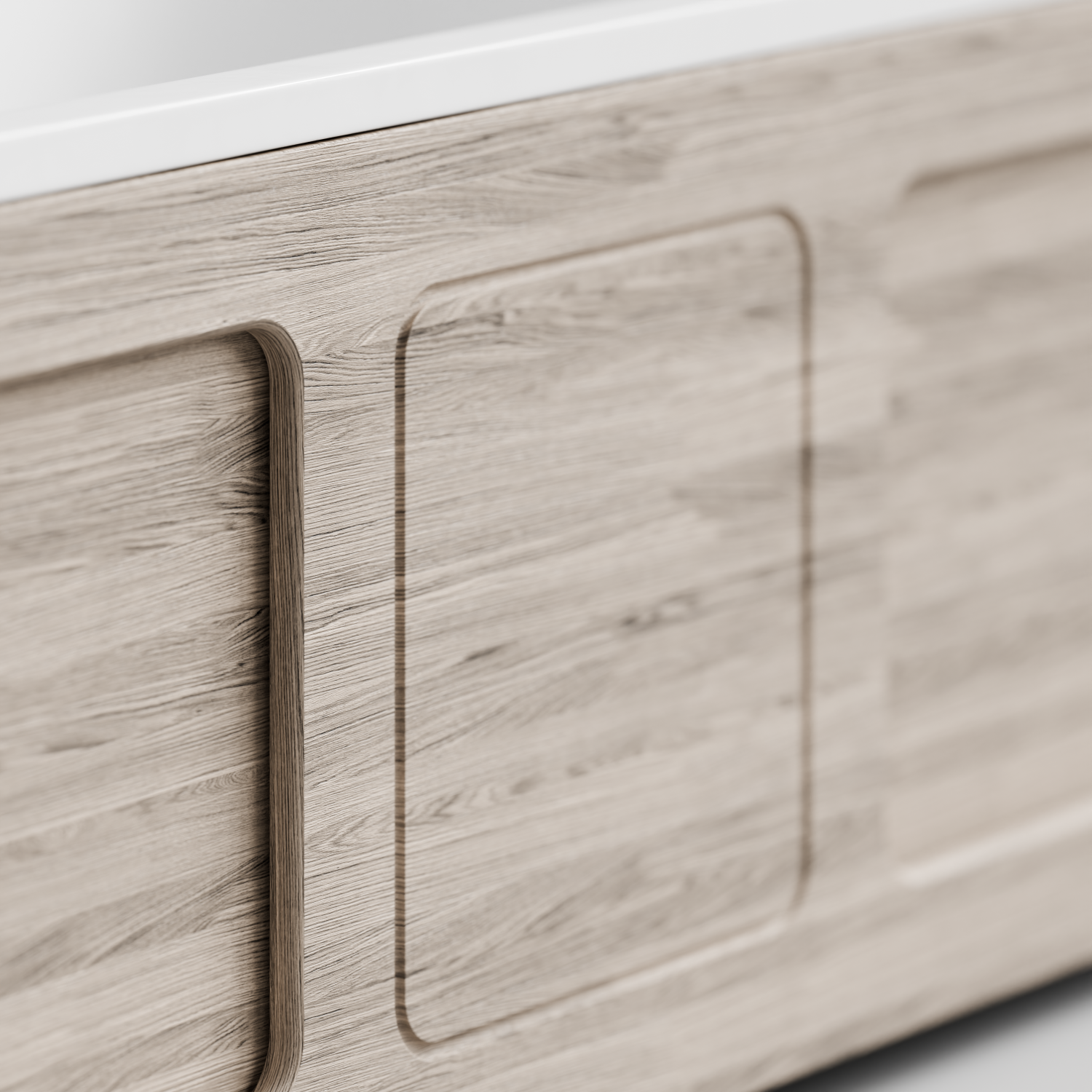 Экран под ванну Vod-ok Хит 170 раздвижной Дубослив ореховый светлый