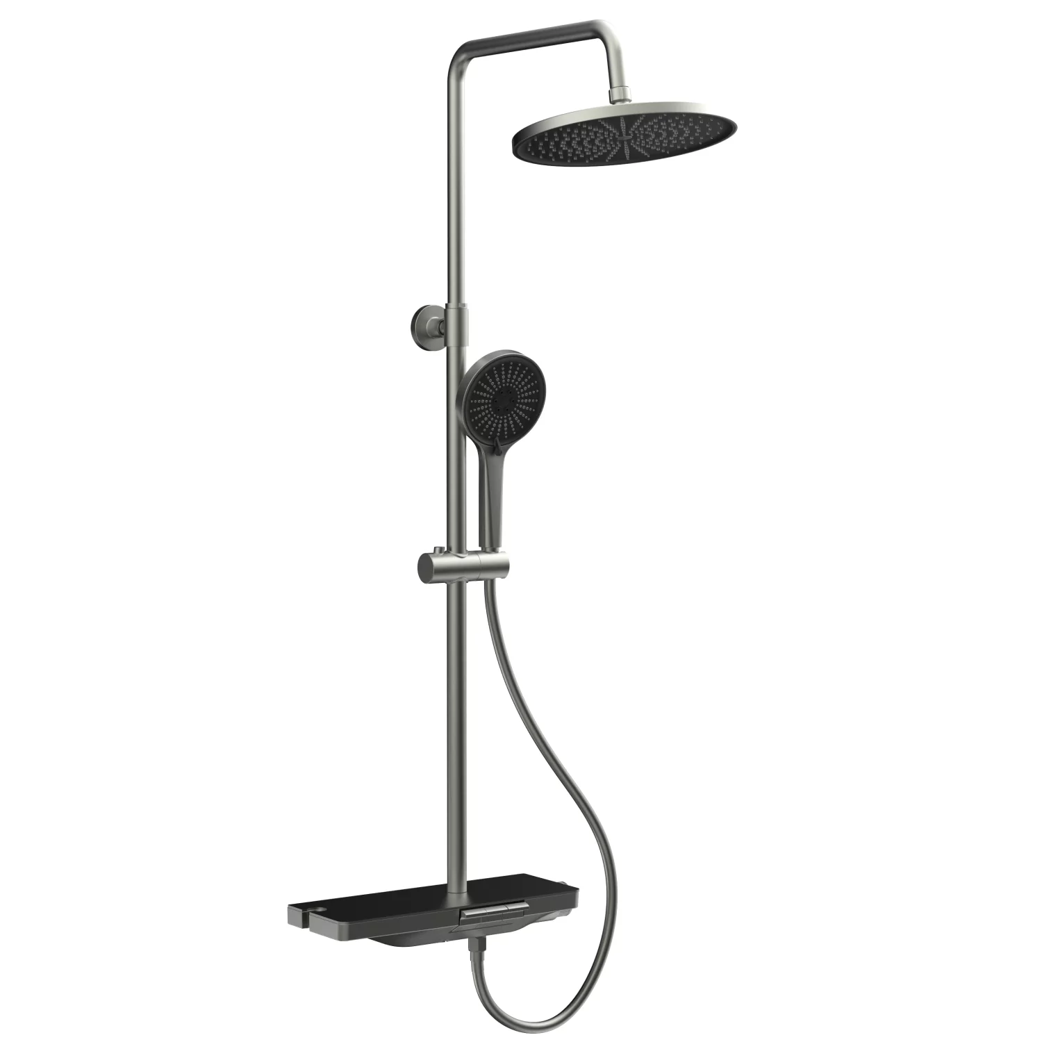 Душевая стойка Veconi ENNA EN-200-GR-C4, графит брашинг