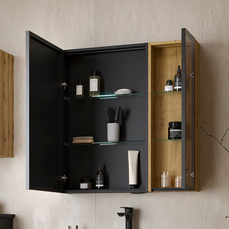 Пенал подвесной EQUIL Strong 25 подвесной, R/L, 1 дв., дуб эвок