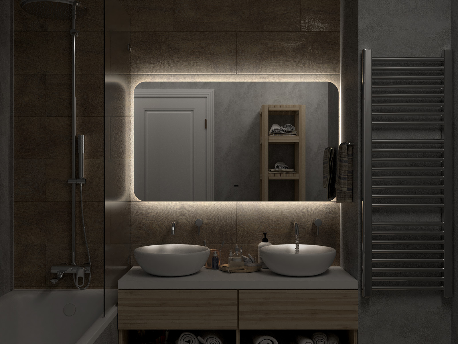 Зеркало Misty Адхил 1200x700