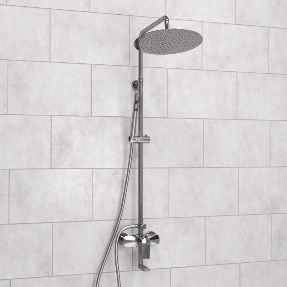 Душевая стойка WasserKraft A166.116.137.087.CH хром