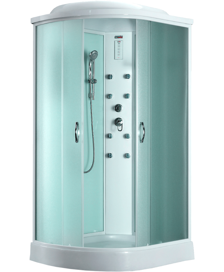 Душевая кабина Timo eco TE-0702 R 120*80*218, турецкая баня хамам, стульчик прозрачный