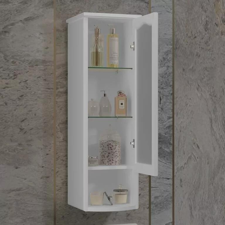 Шкаф навесной Opadiris Риспекто 30 R, белый матовый